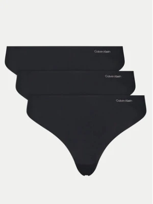 Calvin Klein Underwear Komplet stringów 000QD3558E Czarny