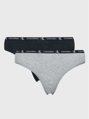 Calvin Klein Underwear Komplet stringów 000QD3990E Kolorowy