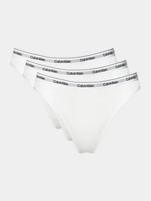 Calvin Klein Underwear Komplet stringów 000QD5209E Biały