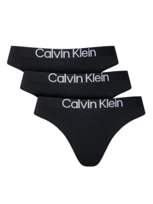 Calvin Klein Underwear Komplet stringów LV00QD5397 Czarny