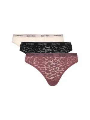 Calvin Klein Underwear Koronkowe figi 3-pack
