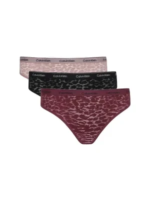 Calvin Klein Underwear Koronkowe figi brazylijskie 3-pack