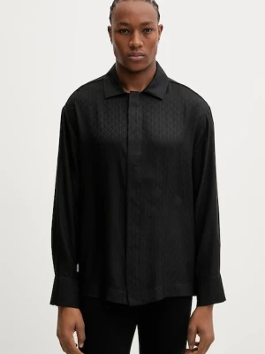 Calvin Klein Underwear koszula piżamowa męska kolor czarny LV00NM2946