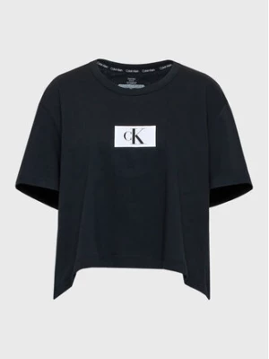 Calvin Klein Underwear Koszulka piżamowa 000QS6962E Czarny Relaxed Fit