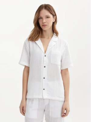 Calvin Klein Underwear Koszulka piżamowa 000QS7137E Biały Relaxed Fit