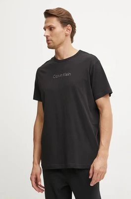 Calvin Klein Underwear koszulka piżamowa kolor czarny gładka 000NM2748E