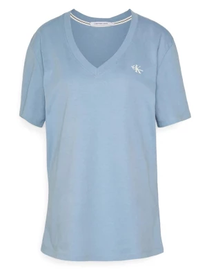 CALVIN KLEIN UNDERWEAR Koszulka w kolorze błękitnym rozmiar: S