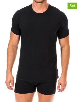 CALVIN KLEIN UNDERWEAR Koszulki (2 szt.) w kolorze czarnym rozmiar: S