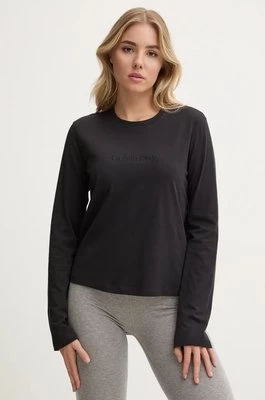 Calvin Klein Underwear longsleeve bawełniany lounge kolor czarny 000QS7332E