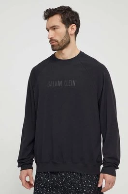 Calvin Klein Underwear longsleeve lounge kolor czarny z nadrukiem