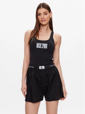 Calvin Klein Underwear Piżama 000QS6937E Czarny Regular Fit