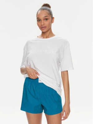 Calvin Klein Underwear Piżama 000QS7191E Biały Regular Fit