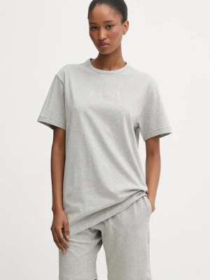 Calvin Klein Underwear piżama bawełniana męska kolor szary z aplikacją LV00NM2960