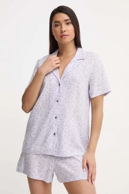 Calvin Klein Underwear piżama damska kolor fioletowy 000QS6967E