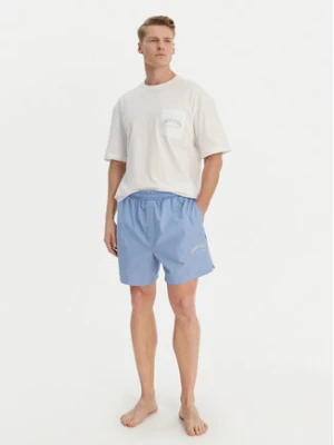 Calvin Klein Underwear Piżama Heritage LV00NM3016 Niebieski Relaxed Fit