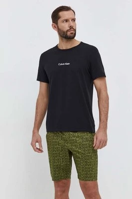Calvin Klein Underwear piżama męska kolor zielony wzorzysta