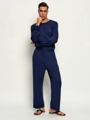 Calvin Klein Underwear Piżama | Regular Fit granatowy