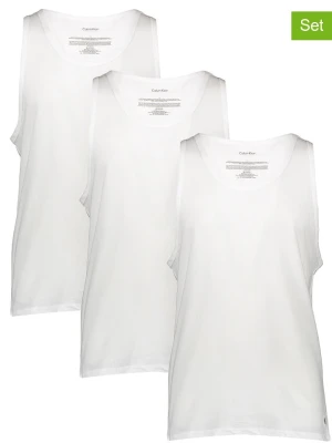 CALVIN KLEIN UNDERWEAR Podkoszulki (3 szt.) w kolorze białym rozmiar: M