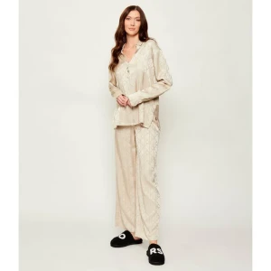 Calvin Klein Underwear Satynowa piżama | Relaxed fit