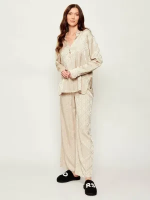 Calvin Klein Underwear Satynowa piżama | Relaxed fit