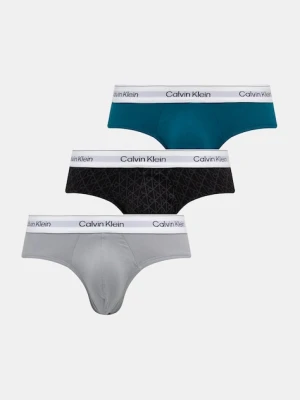 Calvin Klein Underwear slipy 3-pack kolor turkusowy LV00NB4563