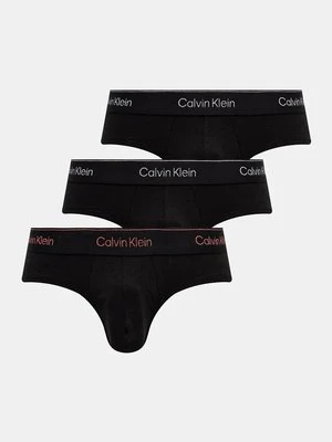 Calvin Klein Underwear slipy 3-pack męskie kolor czarny 000NB4075A