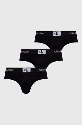 Calvin Klein Underwear slipy 3-pack męskie kolor czarny