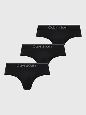 Calvin Klein Underwear slipy 3-pack męskie kolor czarny