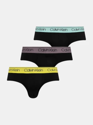 Calvin Klein Underwear slipy 3-pack męskie kolor czarny