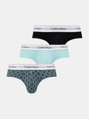 Calvin Klein Underwear slipy 3-pack męskie kolor turkusowy LV00NB4388