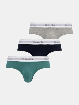 Calvin Klein Underwear slipy 3-pack męskie kolor zielony LV00NB4388