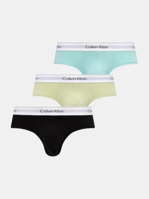 Calvin Klein Underwear slipy 3-pack męskie kolor zielony LV00NB4388