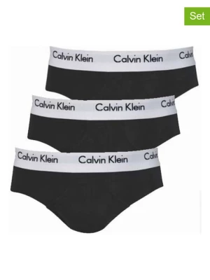 CALVIN KLEIN UNDERWEAR Slipy (3 pary) w kolorze czarnym rozmiar: L