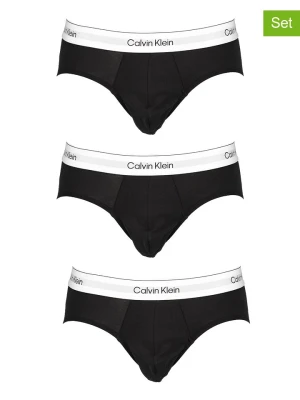 CALVIN KLEIN UNDERWEAR Slipy (3 pary) w kolorze czarnym rozmiar: XXL