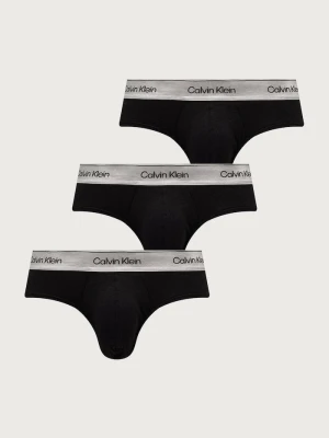 Calvin Klein Underwear slipy męskie bawełniane z elastanem 3-pack czarny
