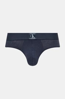 Calvin Klein Underwear slipy męskie kolor niebieski 000NB4114A