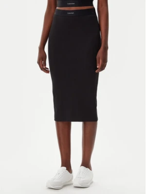 Calvin Klein Underwear Spódnica ołówkowa LV00QS7350 Czarny Slim Fit