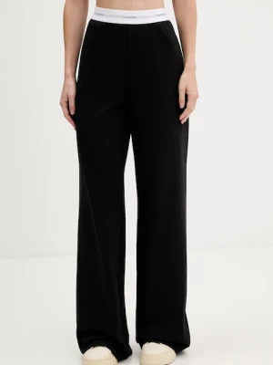 Calvin Klein Underwear spodnie dresowe bawełniane kolor czarny gładkie LV00QS7518