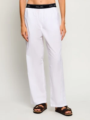 Calvin Klein Underwear Spodnie od piżamy | Straight fit biały