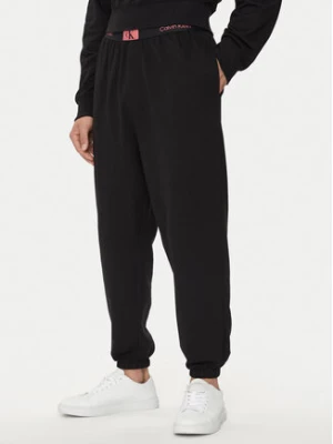 Calvin Klein Underwear Spodnie piżamowe 000NM2393E Czarny Regular Fit