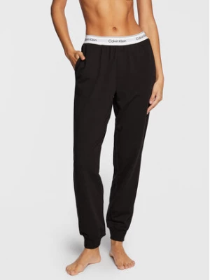 Calvin Klein Underwear Spodnie piżamowe 000QS6872E Czarny Relaxed Fit