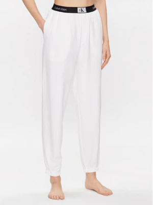 Calvin Klein Underwear Spodnie piżamowe 000QS6943E Biały Regular Fit