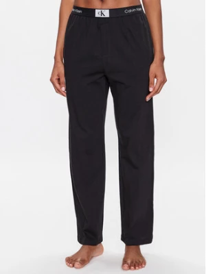 Calvin Klein Underwear Spodnie piżamowe 000QS6948E Czarny Relaxed Fit