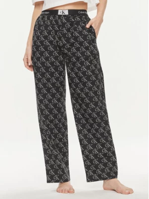 Calvin Klein Underwear Spodnie piżamowe 000QS6973E Czarny Regular Fit