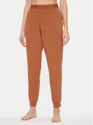 Calvin Klein Underwear Spodnie piżamowe 000QS7004E Brązowy Regular Fit