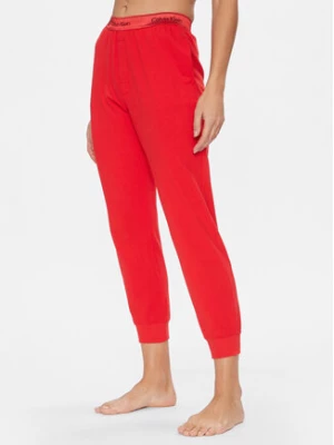 Calvin Klein Underwear Spodnie piżamowe 000QS7045E Czerwony Regular Fit