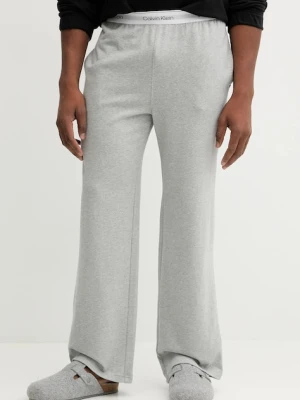 Calvin Klein Underwear spodnie piżamowe bawełniane męska kolor szary z nadrukiem LV00NM2926
