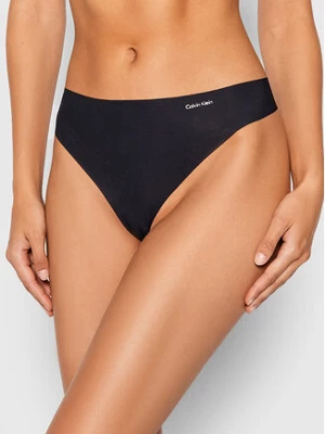 Calvin Klein Underwear Stringi 0000D3428E Czarny