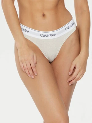 Calvin Klein Underwear Stringi 0000F3786E Beżowy