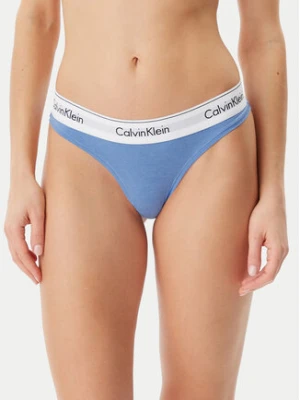Calvin Klein Underwear Stringi 0000F3786E Niebieski